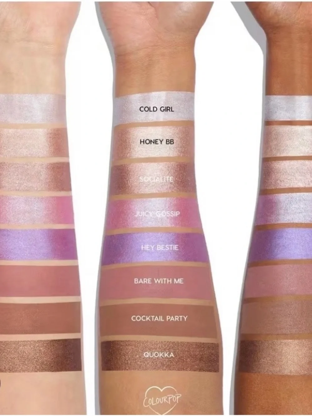 ColourPop Shadow Stix Duo Honey BB & Socialite Cream Shades